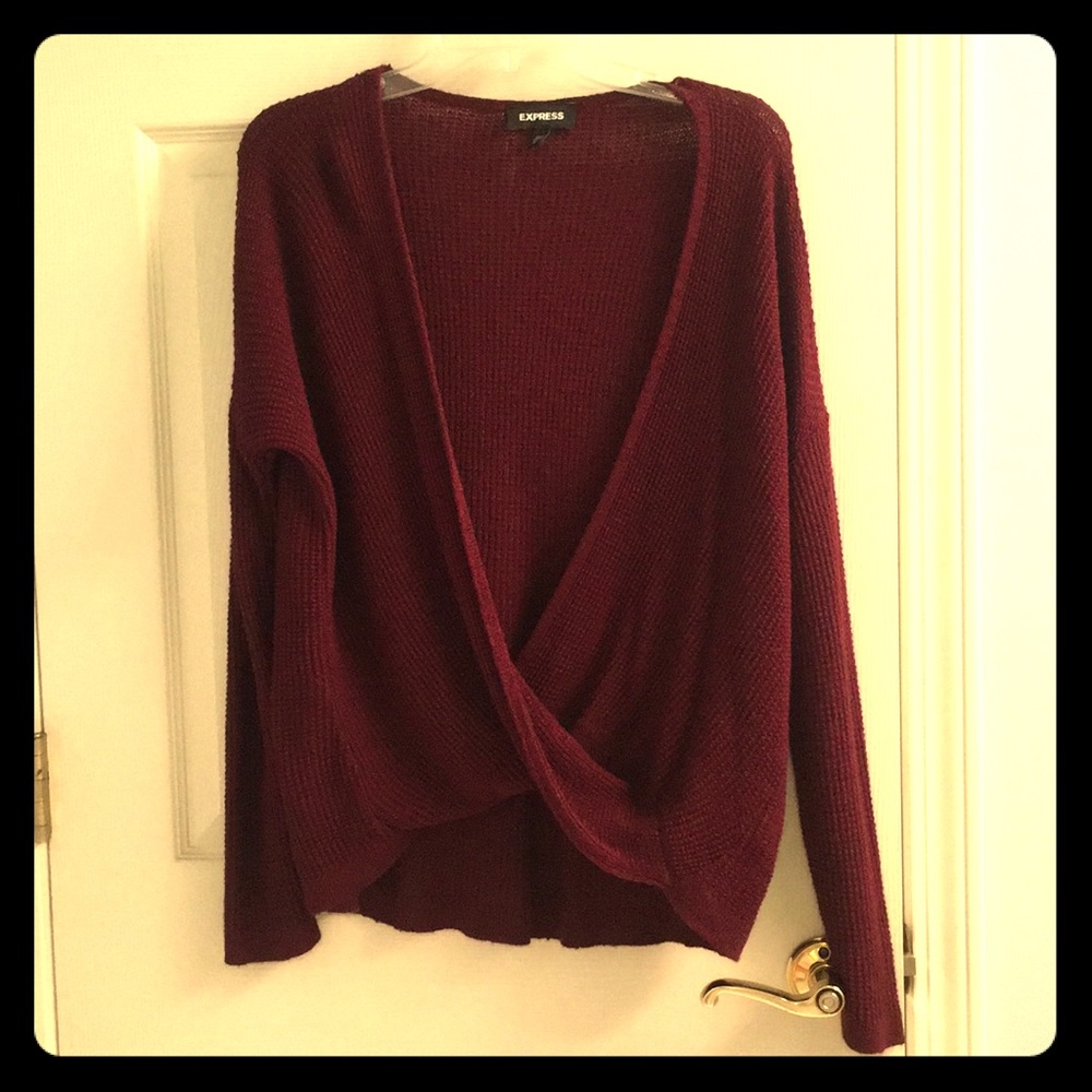 Express pullover twisted sweater